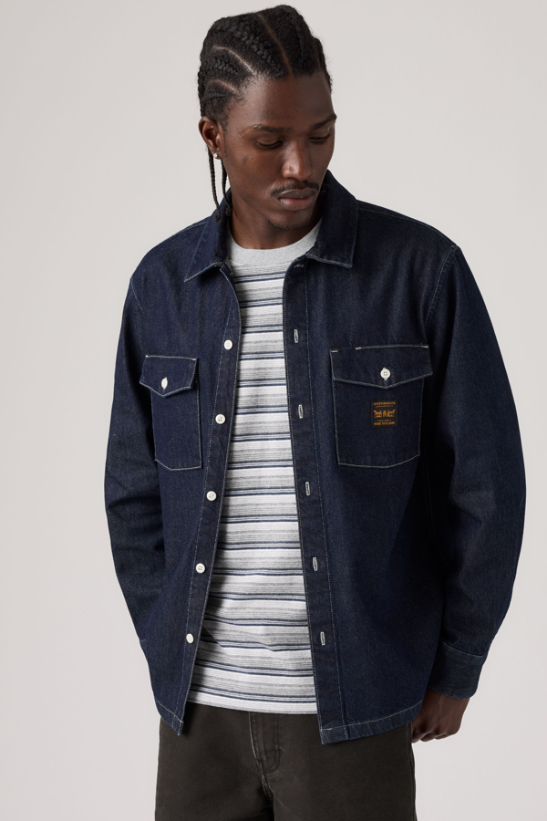 Worker Shirt - Men - 2XL - Dark Wash / Rinse Work Repeat Ii
