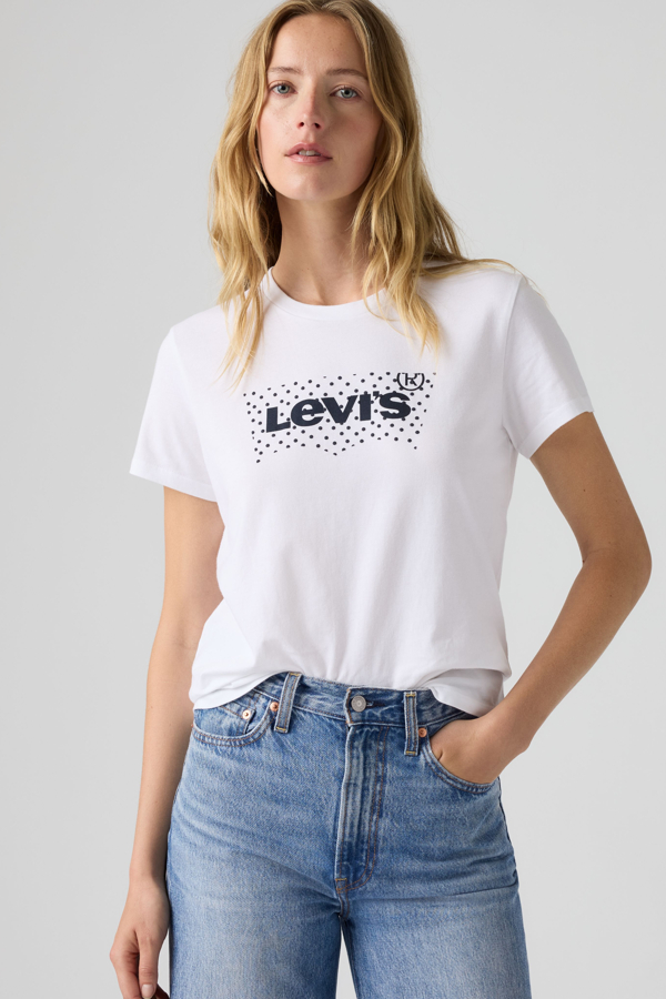 Camiseta Perfect - Mujer - L - Blanco / Inga Dot Bw Fill Bright White