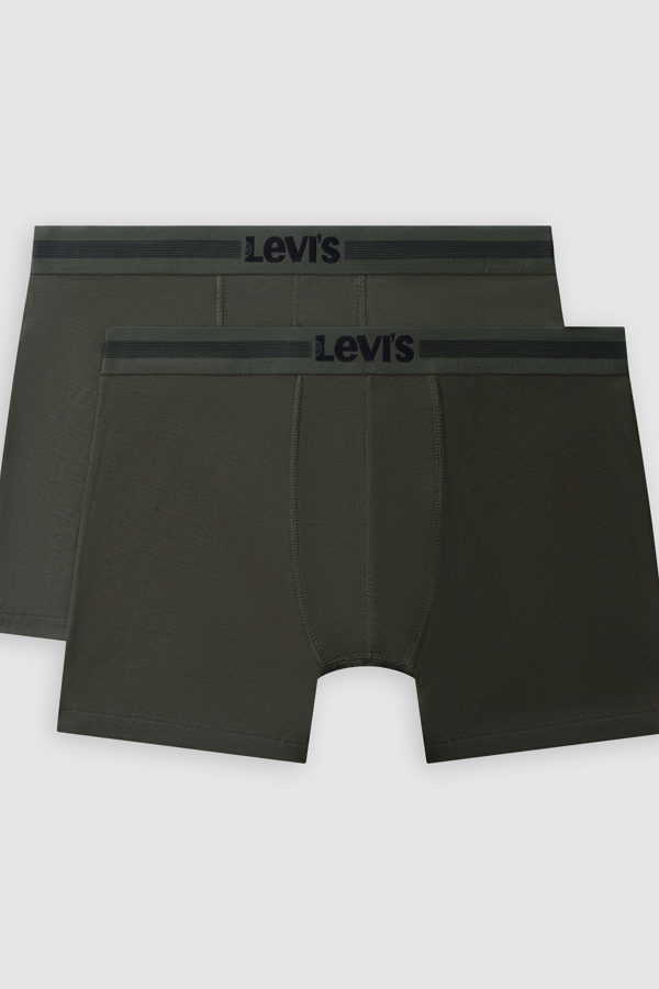 Calzoncillo bóxer Levi's: paquete de 2 - Hombre - 2XL - Caqui / Khaki