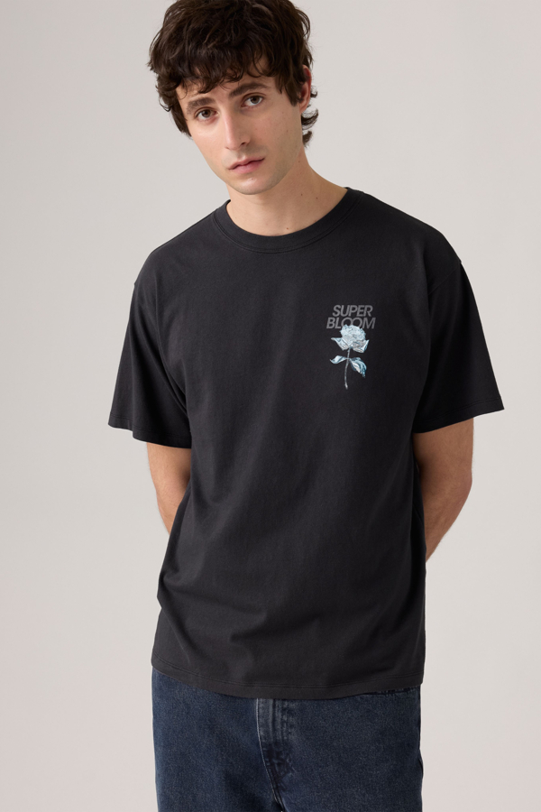 Camiseta Graphic Vintage - Hombre - 2XL - Negro / Jet Black
