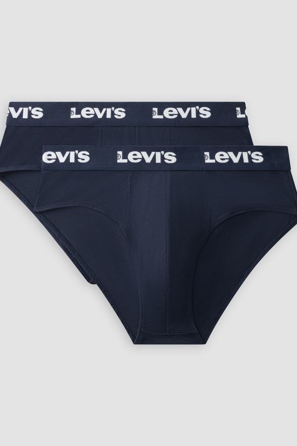 Levi's Repeat Logo Brief 2 pack - Hombre - L - Azul / Navy
