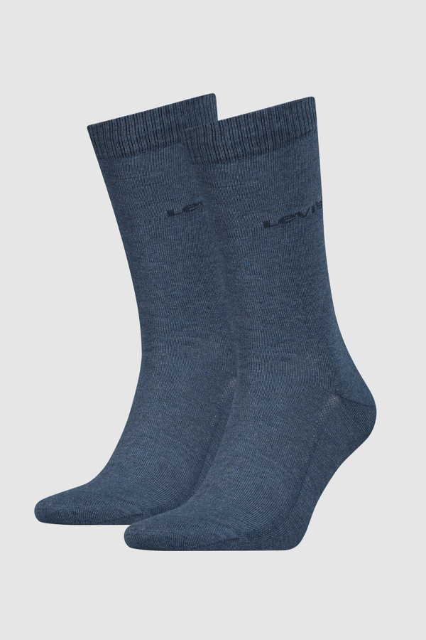 Levi's Regular Cut Tencel Socks 2 pack - Hombre - 39 - Azul / Denim