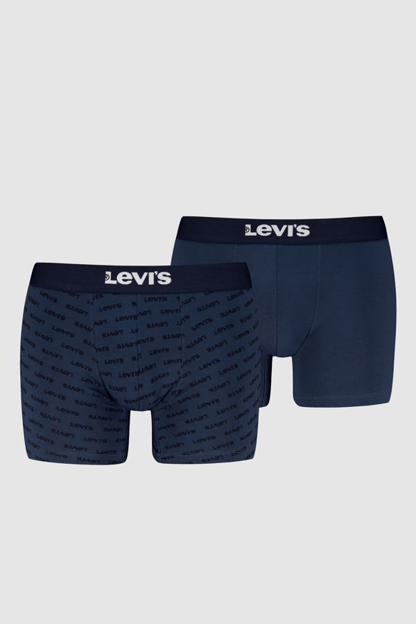 Levi's Logo Boxer Brief 2 pack - Hombre - L - Azul / Navy