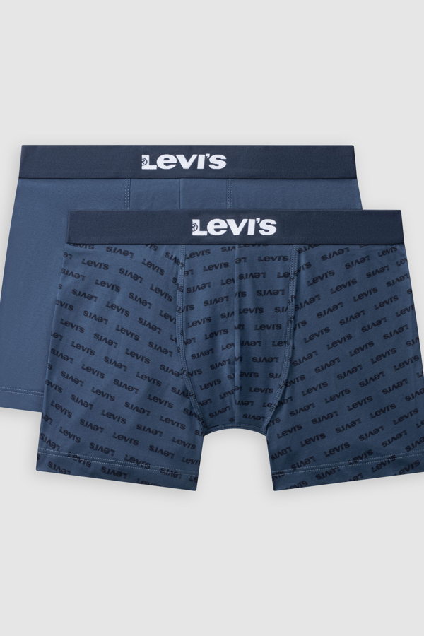 Levi's Logo Boxer Brief 2 pack - Hombre - 2XL - Azul / Navy