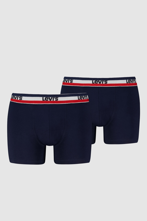 Levi's Repeat Logo Boxer Brief 2 pack - Hombre - L - Azul / Navy