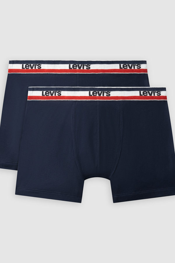 Levi's Repeat Logo Boxer Brief 2 pack - Hombre - 2XL - Azul / Navy
