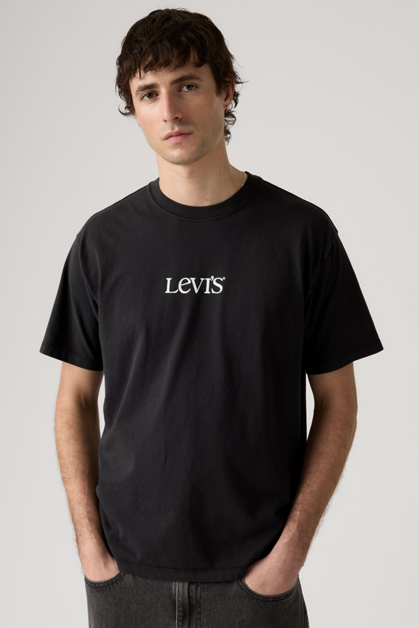 Camiseta Graphic Vintage Fit - Hombre - 2XL - Negro / Jet Black