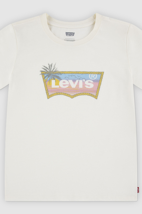 Baby Ombre Batwing Tee - Chicas - 18M - Blanco / Antique White