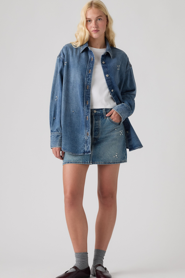 Icon Skirt - Mujer - 23 - Lavado medio / Trip On Drip Skirt