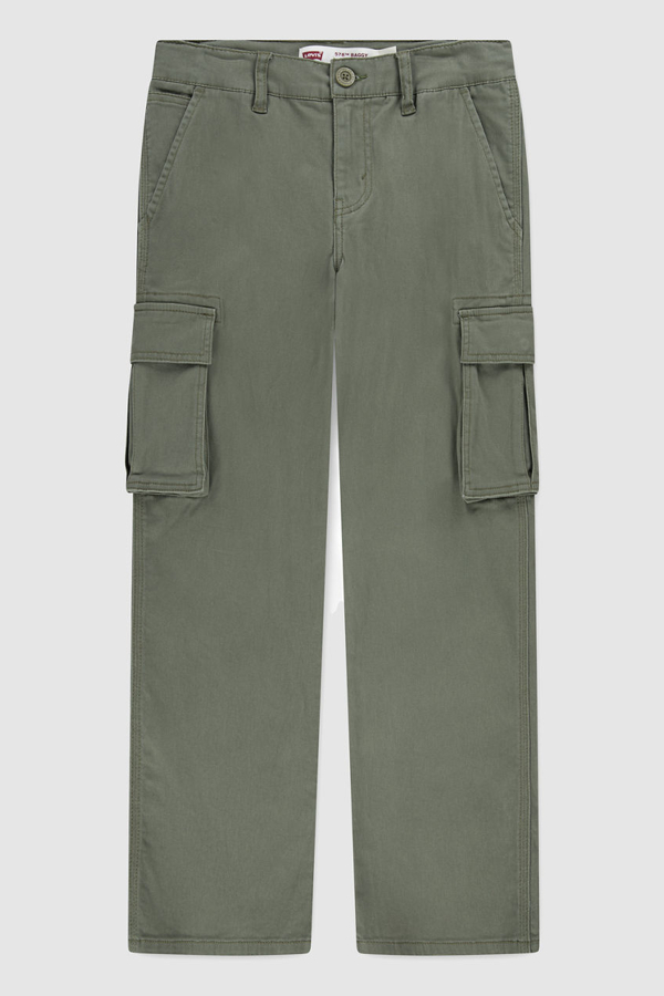 Pantalones cargo Baggy Fit 578 infantiles - Chicos - 8A - Verde / Deep Lichen Green