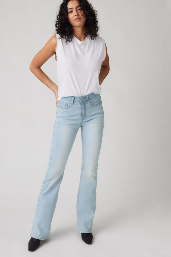 Vaqueros 726 High Rise Flare - Mujer - 31X30 - Lavado claro / Eternal Indigo Light