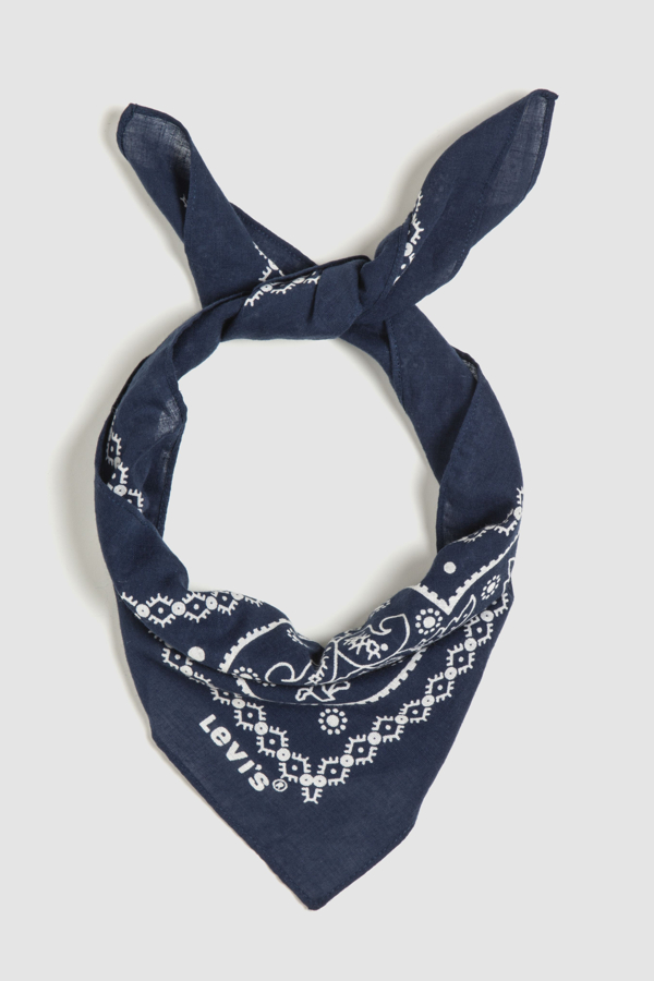 Bandana de cachemira - Mujer - One Size - Azul / Navy Blue
