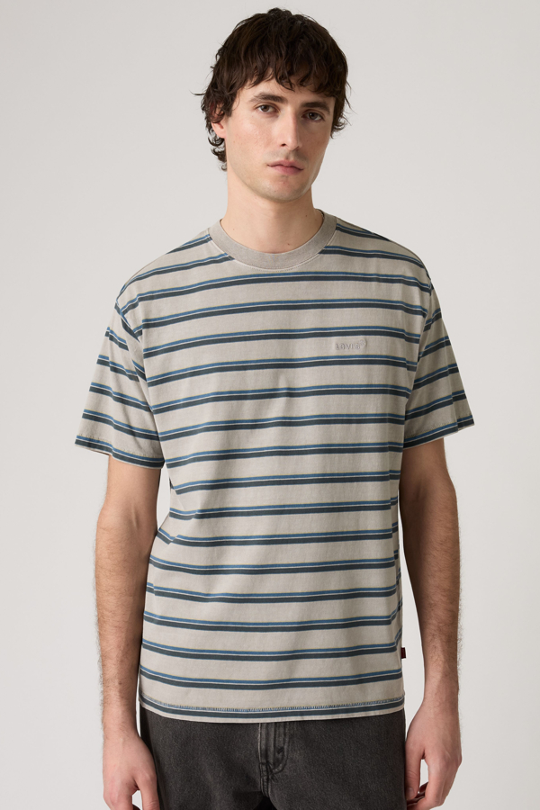 Camiseta vintage Red Tab - Hombre - L - Multicolor / Martin Stripe Dark Slate