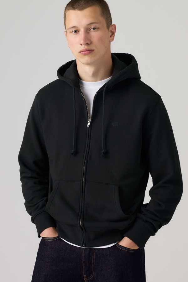 Sudadera con capucha y cremallera New Original - Hombre - 2XL - Negro / Mineral Black