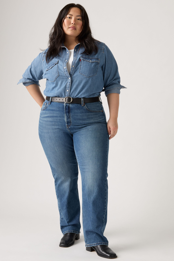 501 Original Vaqueros (talla extragrande) - Mujer - 14M - Lavado medio / Array Away