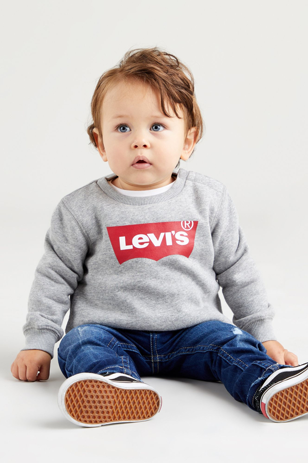 Sudadera para bebés Batwing - Chicos - 12M - Gris / Grey Heather