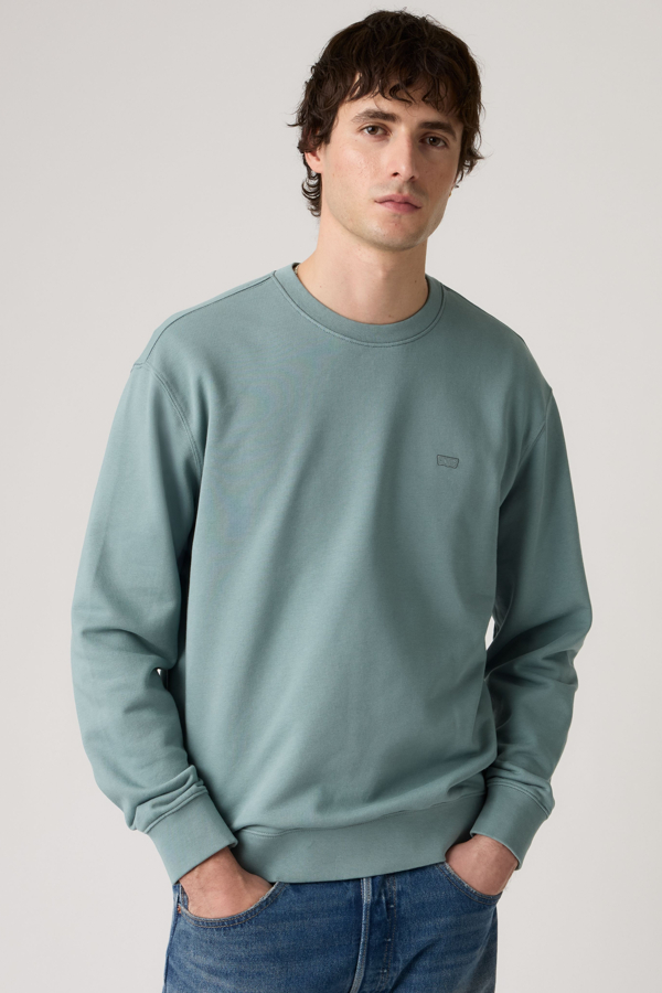 Original Housemark Crewneck Sweatshirt - Hombre - XL - Green / Stormy Sea