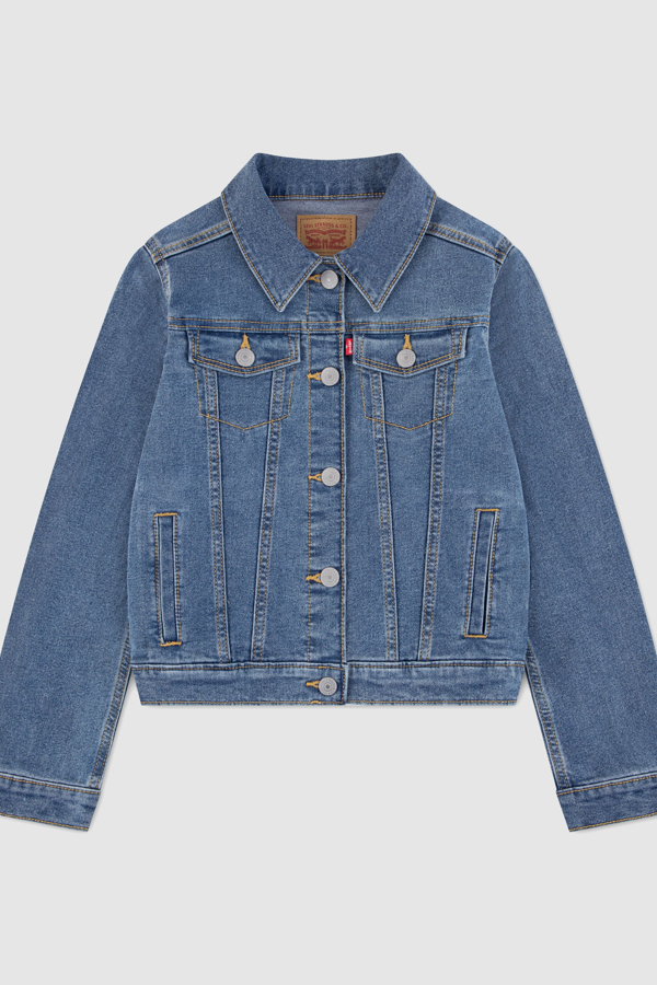 Kids Trucker Jacket - Girls - 8A - Neutral / Memory Lane