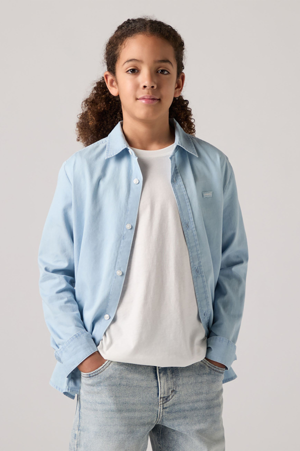 Teenager Battery Housemark Shirt - Chicos - 10A - Azul / Avalon