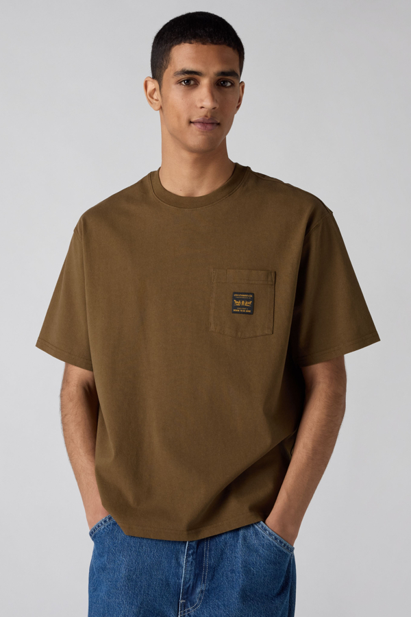 Workwear Pocket Tee - Hombre - XL - Marrón / Desert Palm