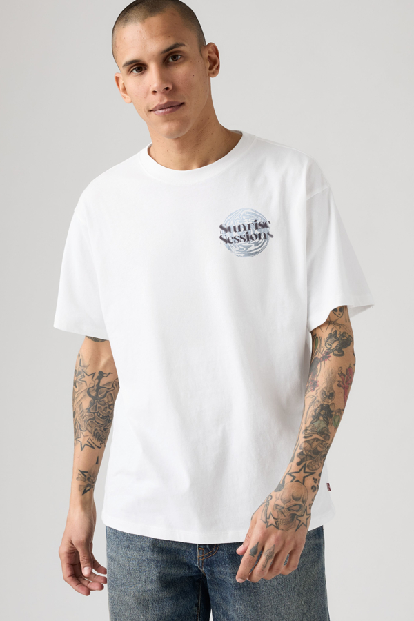 Camiseta Graphic Vintage - Hombre - 2XL - Blanco / Bright White