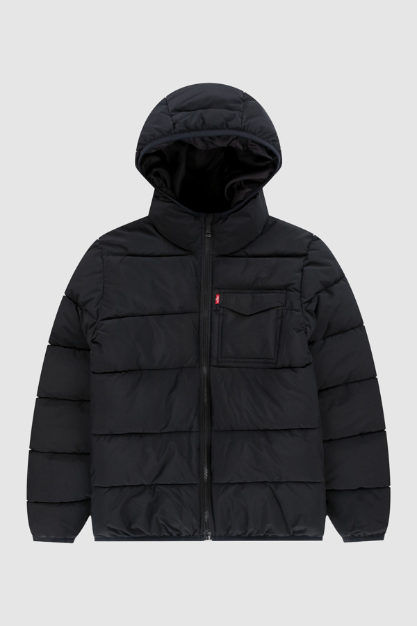 Teenager Medium Weight Puffer - Boys - 14A - Black / Jet Black