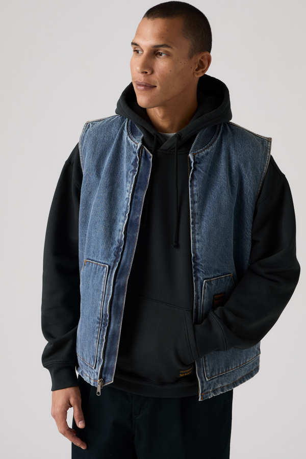 Sansome Vest - Men - 2XS - Medium Wash / Get Involved Vest Fww