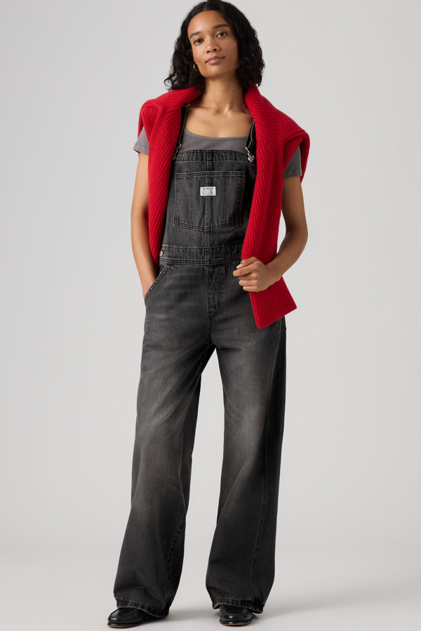 Baggy Overalls - Women - 2XS - Black / Very Great