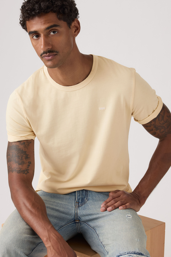 Camiseta Original - Hombre - 2XL - Amarillo / Garment Dye Pumice Stone