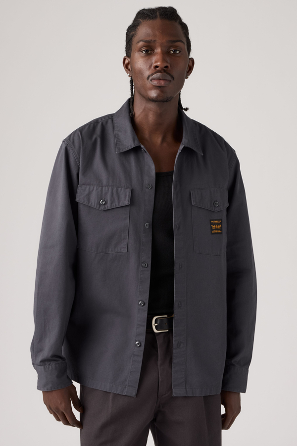 Worker Shirt - Men - L - Grey / Periscope