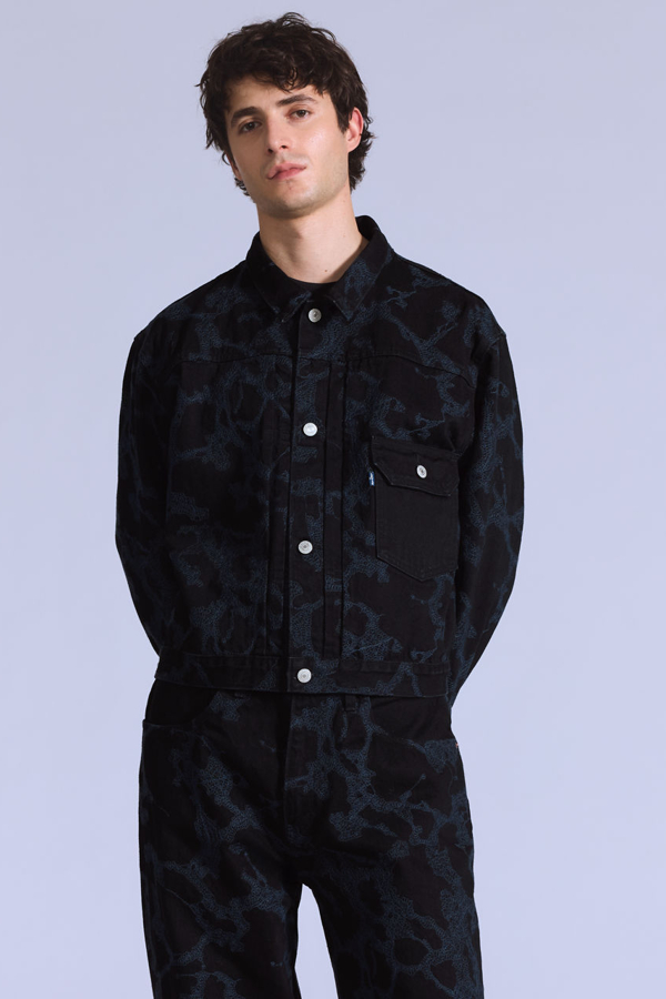 Trucker Jacket Type I - Hombre - M - Azul / Moj Hitch