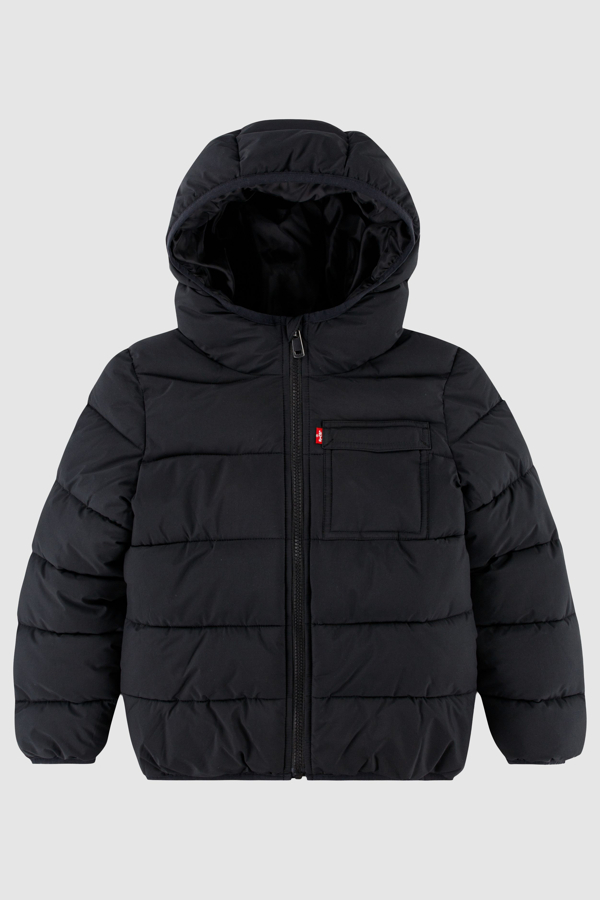 Kids Medium Weight Puffer - Boys - 4A - Black / Jet Black