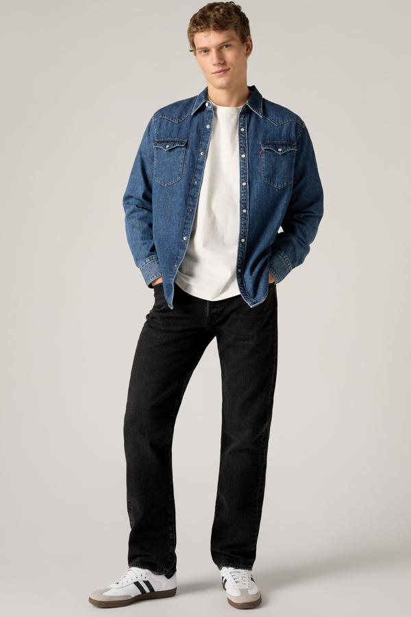 Jean 501 Levi's Original - Hombre - 28X32 - Negro / Original Black