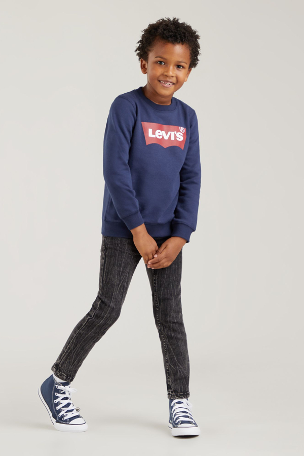 Cuello redondo infantil Batwing - Chicos - 3A - Azul / Dress Blues