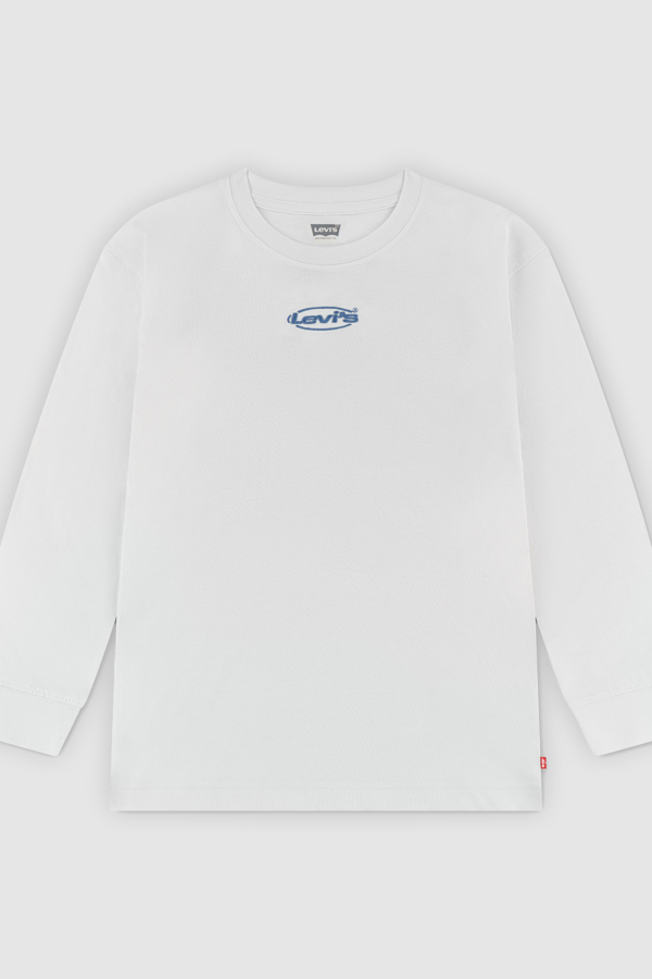 Kids Heritage Logos Long Sleeve Tee - Boys - 2A - Neutral / Levi'S Egret
