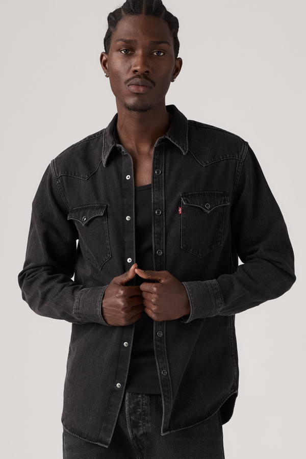 Camisa Western de fit estándar Barstow - Hombre - 2XL - Negro / Thermodapt Black