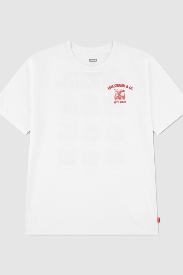 Teenager Roll Models Heritage Tee - Boys - 10A - White / Bright White