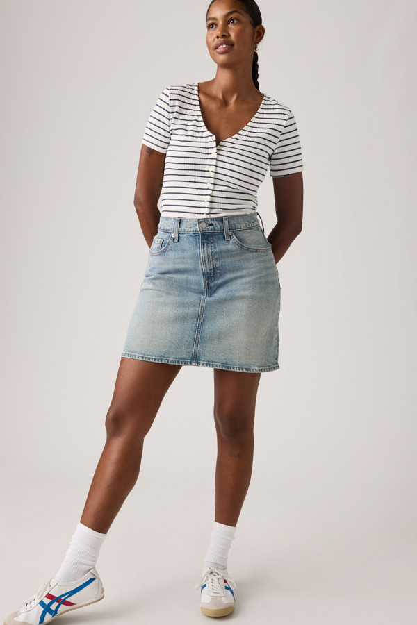 Falda Mid Thigh - Mujer - 23 - Azul / Blas Blas
