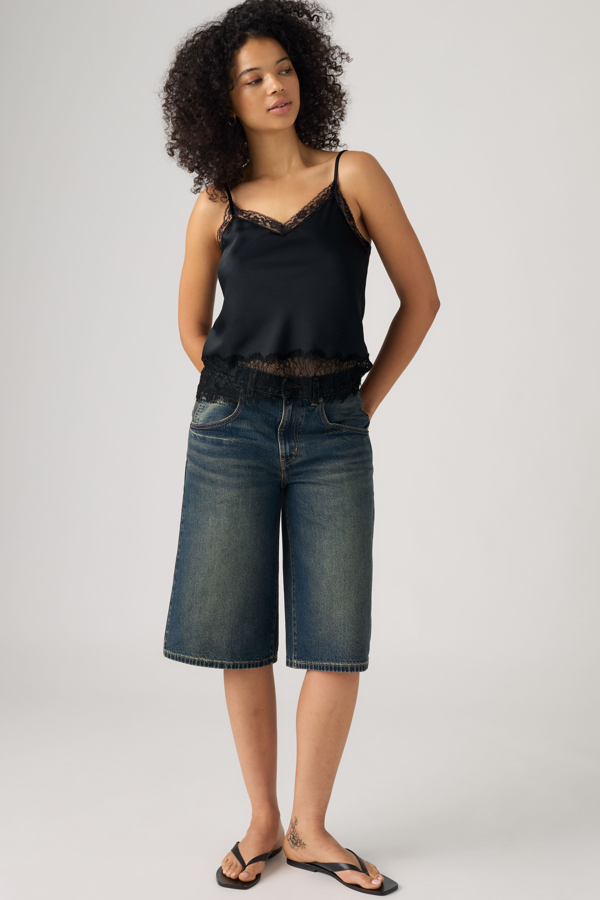 Jorts Super Baggy - Mujer - 23 - Lavado medio / Happy Tales