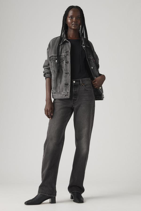 Jean 501 de los 90 - Mujer - 26X30 - Negro / Take A Hint