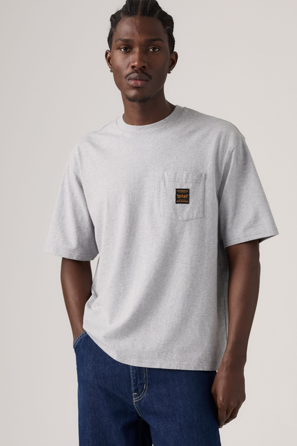 Workwear Pocket Tee - Hombre - 2XS - Grey / Silver Heather Gray