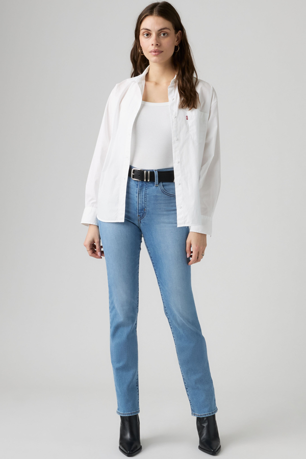 Vaqueros Slim 722 de tiro alto - Mujer - 23X29 - Lavado medio / True Blue Mid