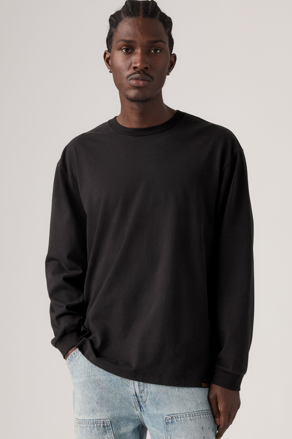 Camiseta de manga larga Workwear - Hombre - 2XL - Negro / Jet Black
