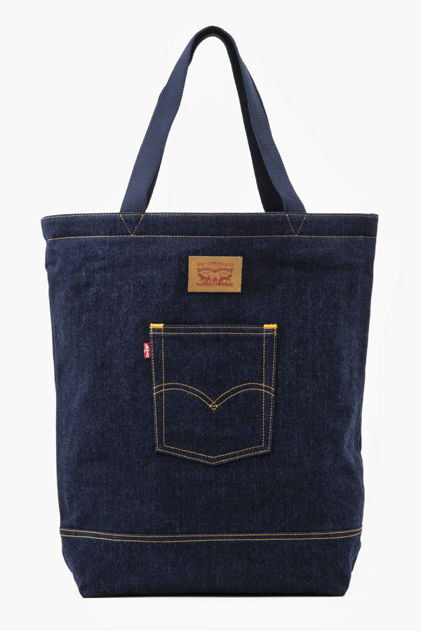Tote con bolsillo trasero Levi's - Mujer - One Size - Azul / Navy Blue