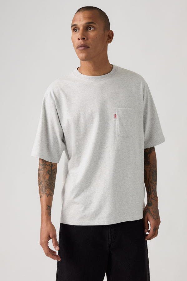 Half Sleeve Pocket Tee - Hombre - XL - Gris / Light Gray