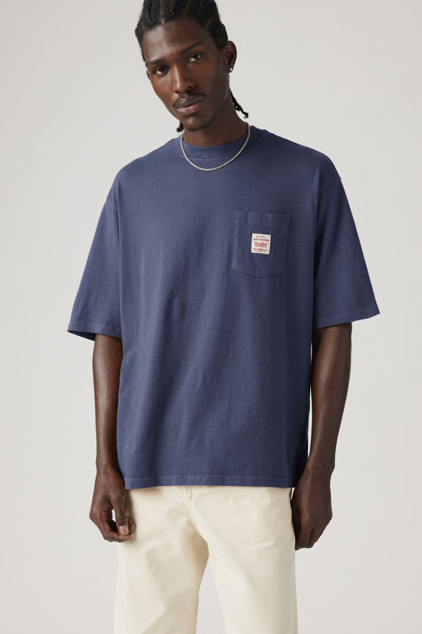 Camiseta Workwear - Hombre - M - Azul / Blue Indigo