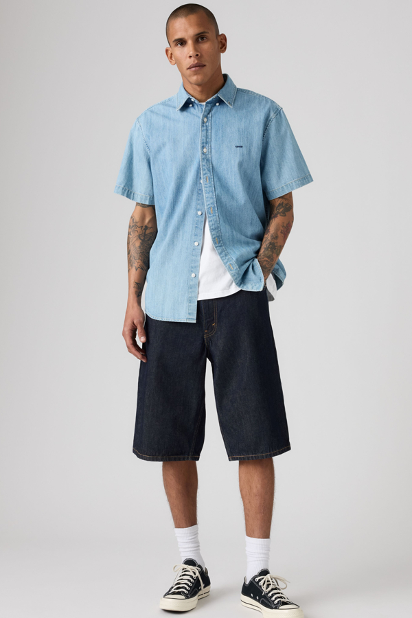 Shorts 470 Baggy - Hombre - 34 - Lavado oscuro / Rinse Ruler