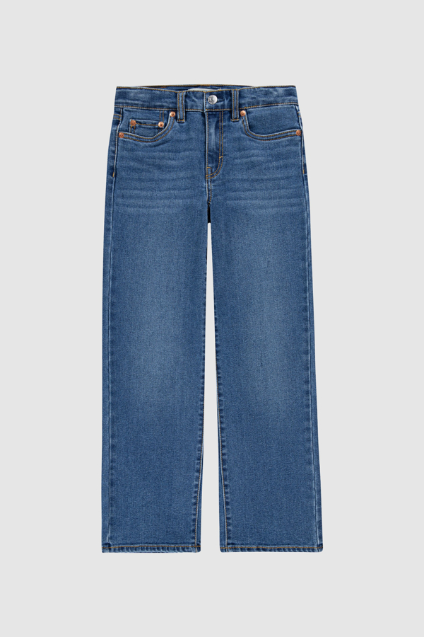 Kids Wide Leg Vaqueros - Chicas - 8A - Azul / Lasso