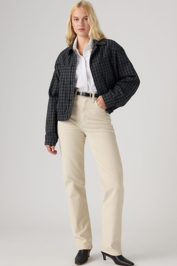 Pantalones de pana Ribcage de largo completo - Mujer - 24X30 - Neutral / Rainy Day