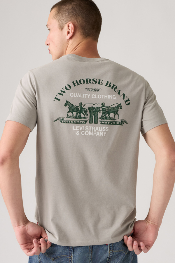 Camiseta Classic Graphic - Hombre - M - Gris / Workwear 2H 1.2 Ghost Gray
